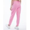 imageTHE GYM PEOPLE Girls Soft Workout Sweatpants Lightweight Casual Athletic Joggers Pants with PocketsPink