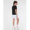 imageTHE GYM PEOPLE Girls Workout Shirts Short Sleeve Loose Fit Crewneck Running Yoga Tee TopsBlack