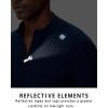 imageTHE GYM PEOPLE Mens HalfZip Long Sleeve Golf Shirts Soft Lightweight Warm Workout Pullover Sweatshirts with Thumb HoleDark Blue Heather