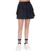 imageTHE GYM PEOPLE Pleated Tennis Skirt for Girls with Pockets Ruffle Athletic Golf Skorts Builtin ShortsBlack