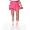 imageTHE GYM PEOPLE Pleated Tennis Skirt for Girls with Pockets Ruffle Athletic Golf Skorts Builtin ShortsBright Pink