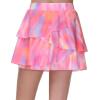 imageTHE GYM PEOPLE Pleated Tennis Skirt for Girls with Pockets Ruffle Athletic Golf Skorts Builtin ShortsColorful Pink