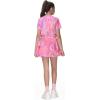 imageTHE GYM PEOPLE Pleated Tennis Skirt for Girls with Pockets Ruffle Athletic Golf Skorts Builtin ShortsColorful Pink