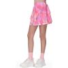 imageTHE GYM PEOPLE Pleated Tennis Skirt for Girls with Pockets Ruffle Athletic Golf Skorts Builtin ShortsColorful Pink