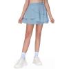 imageTHE GYM PEOPLE Pleated Tennis Skirt for Girls with Pockets Ruffle Athletic Golf Skorts Builtin ShortsIce Blue
