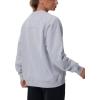 imageTHE GYM PEOPLE Womens Oversized Fleece Sweatshirts Loose Fit Crewneck Long Sleeve Pullover TopsGrey