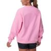 imageTHE GYM PEOPLE Womens Oversized Fleece Sweatshirts Loose Fit Crewneck Long Sleeve Pullover TopsPink