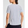 imageTHE GYM PEOPLE Womens Short Sleeve Workout Shirts Breathable Yoga TShirts with Side Slits Athletic Tee TopsHeather Grey