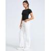 imageTHE GYM PEOPLE Womens Slim Fit Soft Workout TShirts Crew Neck Short Sleeve Casual Tee TopsBlack