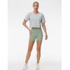 imageTHE GYM PEOPLE Womens Workout Crop Top TShirt Short Sleeve Boxy Yoga Running Cropped Basic TeeHeather Grey