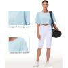 imageTHE GYM PEOPLE Womens Workout Crop Tops Short Sleeve Boxy Oversized TShirts with Pockets
