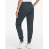 imageTHE GYM PEOPLE Womens Workout Joggers Leggings Drawstring Running Lounge Sweatpants Tapered Pants with PocketsDark Grey