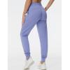 imageTHE GYM PEOPLE Womens Workout Joggers Leggings Drawstring Running Lounge Sweatpants Tapered Pants with PocketsLavender Purple
