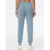 imageTHE GYM PEOPLE Womens Workout Joggers Leggings Drawstring Running Lounge Sweatpants Tapered Pants with PocketsLight Blue