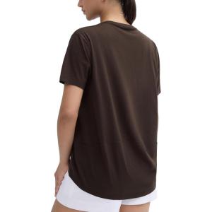 imageTHE GYM PEOPLE Womens Loose Fit Workout TShirts V Neck Short Sleeve Running Yoga Lounge Tee TopsBrown