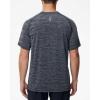 imageMens Cooling Ice Silk Running Shirts Quick Dry Short Sleeve Athletic Gym TShirts UPF 50 Outdoor Workout TshirtsBlue Grey Heather