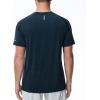 imageMens Cooling Ice Silk Running Shirts Quick Dry Short Sleeve Athletic Gym TShirts UPF 50 Outdoor Workout TshirtsBlue Ink Heather