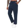 imageTHE GYM PEOPLE Mens Baggy Sweatpants Lightweight Lounge Open Bottom Athletic Workout Pants with PocketsBlue