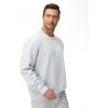 imageTHE GYM PEOPLE Mens Fleece Crewneck Sweatshirt Thick Loose fit Soft Basic Pullover SweatshirtGrey