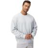 imageTHE GYM PEOPLE Mens Fleece Crewneck Sweatshirt Thick Loose fit Soft Basic Pullover SweatshirtGrey