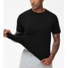 imageTHE GYM PEOPLE Mens Workout TShirts Short Sleeve Breathable UPF 50 Outdoor Athletic Running Tee TopsBlack
