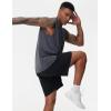 imageTHE GYM PEOPLE Mens Workout Tank Top UPF 50 Sleeveless Quick Dry Athletic Shirts Casual Running Muscle ShirtsDark Grey