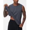 imageTHE GYM PEOPLE Mens Workout Tank Top UPF 50 Sleeveless Quick Dry Athletic Shirts Casual Running Muscle ShirtsDark Grey