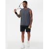imageTHE GYM PEOPLE Mens Workout Tank Top UPF 50 Sleeveless Quick Dry Athletic Shirts Casual Running Muscle ShirtsDark Grey