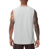 imageTHE GYM PEOPLE Mens Workout Tank Top UPF 50 Sleeveless Quick Dry Athletic Shirts Casual Running Muscle ShirtsLight Grey