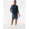 imageTHE GYM PEOPLE Mens Workout Tank Top UPF 50 Sleeveless Quick Dry Athletic Shirts Casual Running Muscle ShirtsNavy Blue