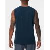 imageTHE GYM PEOPLE Mens Workout Tank Top UPF 50 Sleeveless Quick Dry Athletic Shirts Casual Running Muscle ShirtsNavy Blue