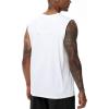 imageTHE GYM PEOPLE Mens Workout Tank Top UPF 50 Sleeveless Quick Dry Athletic Shirts Casual Running Muscle ShirtsWhite