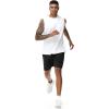 imageTHE GYM PEOPLE Mens Workout Tank Top UPF 50 Sleeveless Quick Dry Athletic Shirts Casual Running Muscle ShirtsWhite