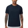 imageTHE GYM PEOPLE Mens Workout TShirts Short Sleeve Breathable UPF 50 Outdoor Athletic Running Tee TopsNavy Blue