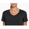 imageTHE GYM PEOPLE Womens VNeck Workout Shirts Short Sleeve Breathable Basic Yoga Athletic TShirtsBlack