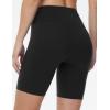 imageTHE GYM PEOPLE Womens High Waist Workout Yoga Shorts Tummy Control Stretchy Biker Running Athletic ShortsBlack