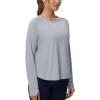imageTHE GYM PEOPLE Womens Long Sleeve Workout Shirts Side Slits Athletic Yoga Tee Tops with Thumb HoleHeather Grey