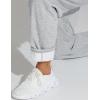 imageTHE GYM PEOPLE Mens Baggy Sweatpants Fleece Drawstring Straight Leg Open Bottom Workout Pants with PocketsHeather Grey