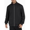 imageTHE GYM PEOPLE Mens Fleece Full Zip Up Sweatshirts Mock Neck Long Sleeves Workout Jacket with PocketsBlack