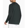 imageTHE GYM PEOPLE Mens Lightweight Workout Shirts Loose Fit Long Sleeve Crewneck Athletic TopsCharcoal Grey