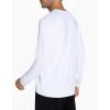 imageTHE GYM PEOPLE Mens Lightweight Workout Shirts Loose Fit Long Sleeve Crewneck Athletic TopsWhite