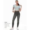 imageTHE GYM PEOPLE Womens High Waisted Jeggings Pants Stretchy Tummy Control Skinny Jean Leggings with PocketsBlack Grey