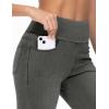 imageTHE GYM PEOPLE Womens High Waisted Jeggings Pants Stretchy Tummy Control Skinny Jean Leggings with PocketsBlack Grey