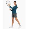 imageTHE GYM PEOPLE Womens Long Sleeve Workout Shirts VNeck Lightweight Basic Athletic TopsDark Blue Green