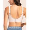 imageTHE GYM PEOPLE Womens Wireless Seamless Bras Full Coverage Comfortable Bralette Invisible Everyday Tshirt Bra PaddedNude Pink