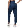 imageTHE GYM PEOPLE Womens High Waisted Denim Joggers Pants Stretchy Tapered Pull On Casual Workout Jeans Jeggings with PocketsDark Blue