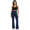 image:imageTHE GYM PEOPLE Womens Cross Back Ruched Sports Bra V Neck Wide Straps Removable Pads Workout Yoga Crop TopBlack