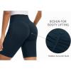 image:imageTHE GYM PEOPLE Womens High Waist Scrunch Booty Lifting Yoga Shorts No Front Seam Stretchy Ruched Gym Shorts 8 with PocketsBlue