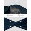 image:imageTHE GYM PEOPLE Womens High Waist Scrunch Booty Lifting Yoga Shorts No Front Seam Stretchy Ruched Gym Shorts 8 with PocketsBlue