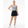 image:imageTHE GYM PEOPLE Womens High Waist Sweat Shorts Ultra Soft Stretchy Lounge Running Athletic Shorts with Zipper PocketsBlack